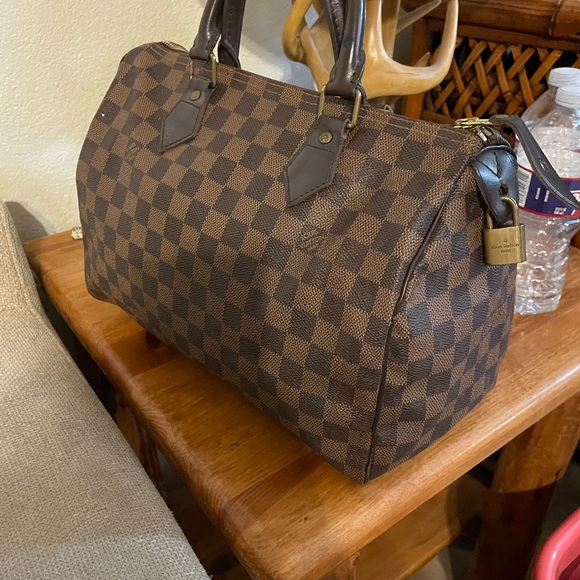 Louis Vuitton Brown Shoulder Bag Damier Ebene - Picture 2 of 8